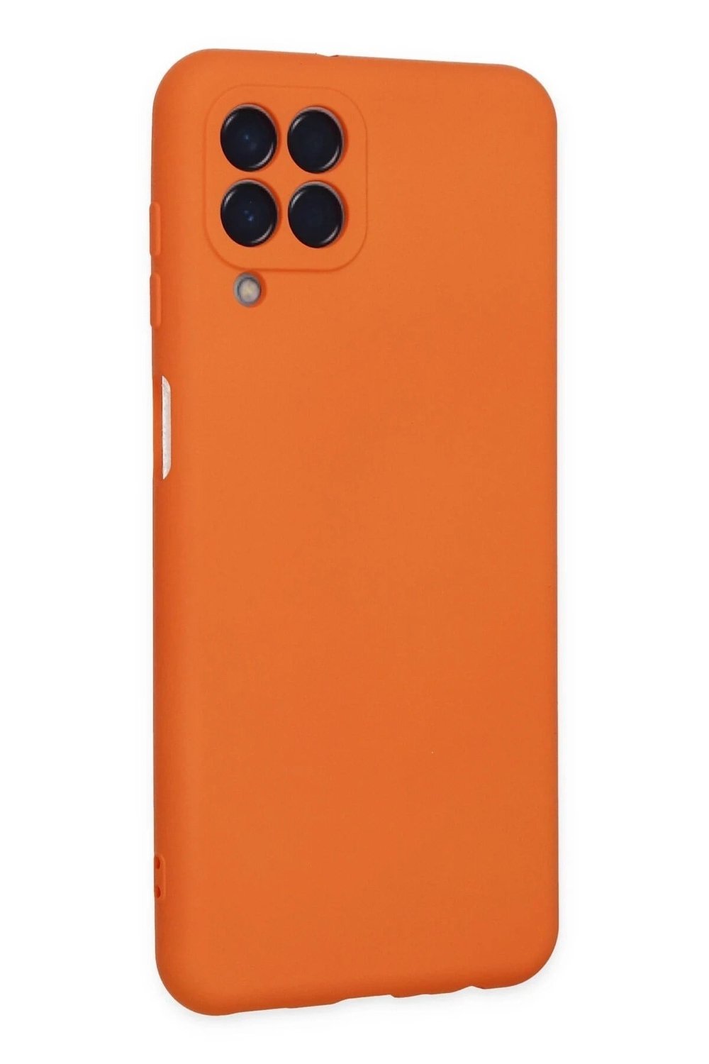 Mey İthalat®  Samsung Galaxy M33 Kılıf Nano içi Kadife Silikon - Turuncu
