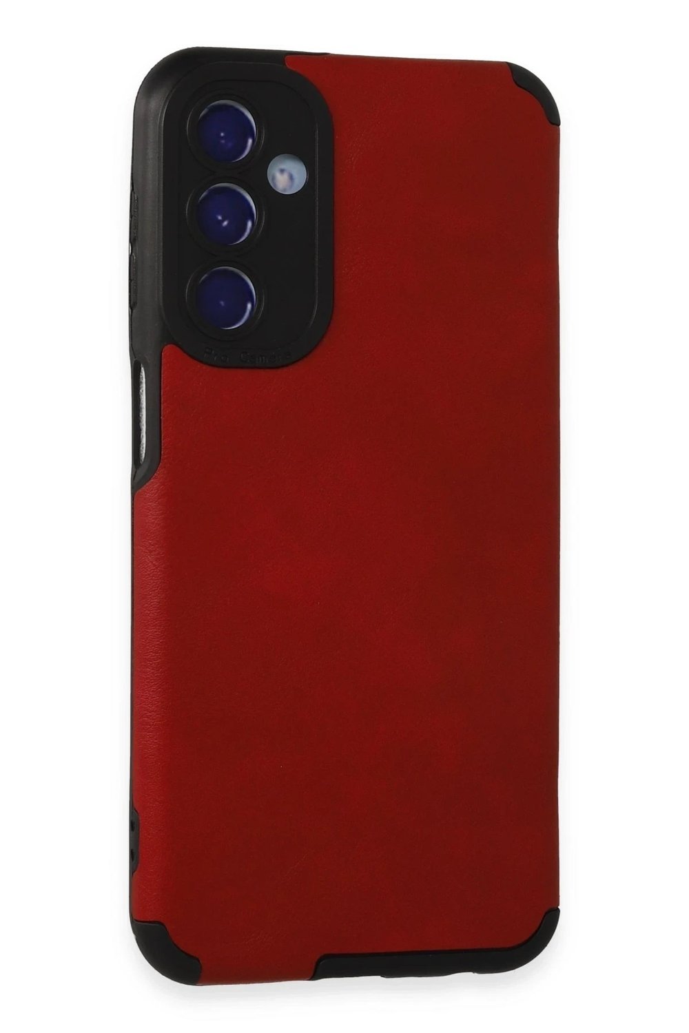 Mey İthalat®  Samsung Galaxy M34 5G Kılıf Loop Deri Silikon - Kırmızı