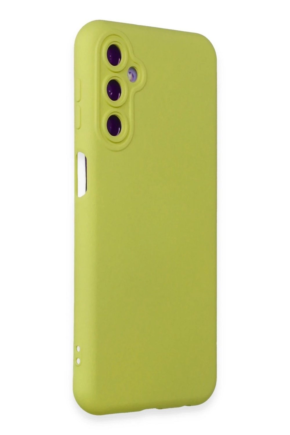 Mey İthalat®  Samsung Galaxy M34 5G Kılıf Nano içi Kadife Silikon - Sarı