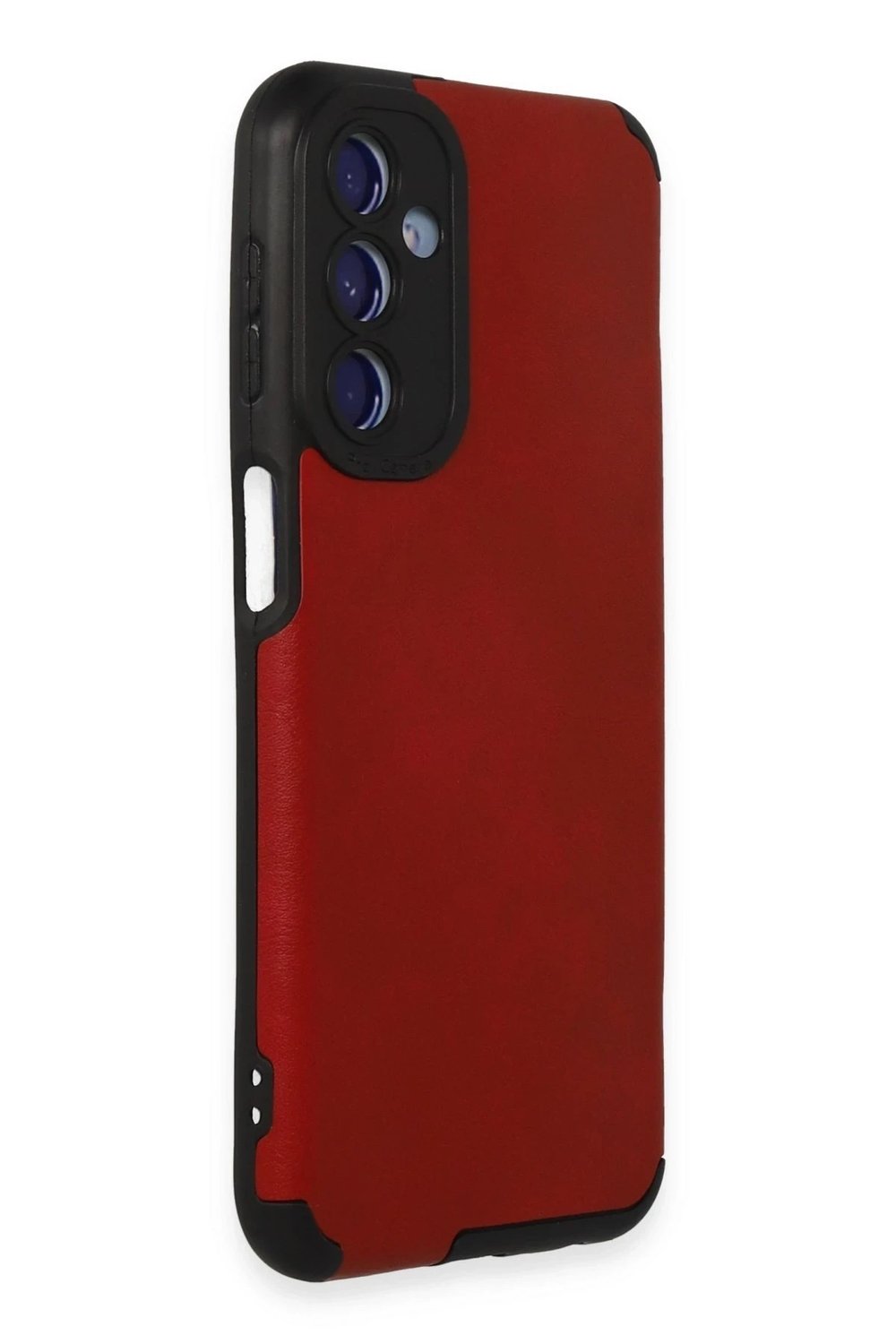 Mey İthalat®  Samsung Galaxy M34 5G Kılıf Loop Deri Silikon - Kırmızı