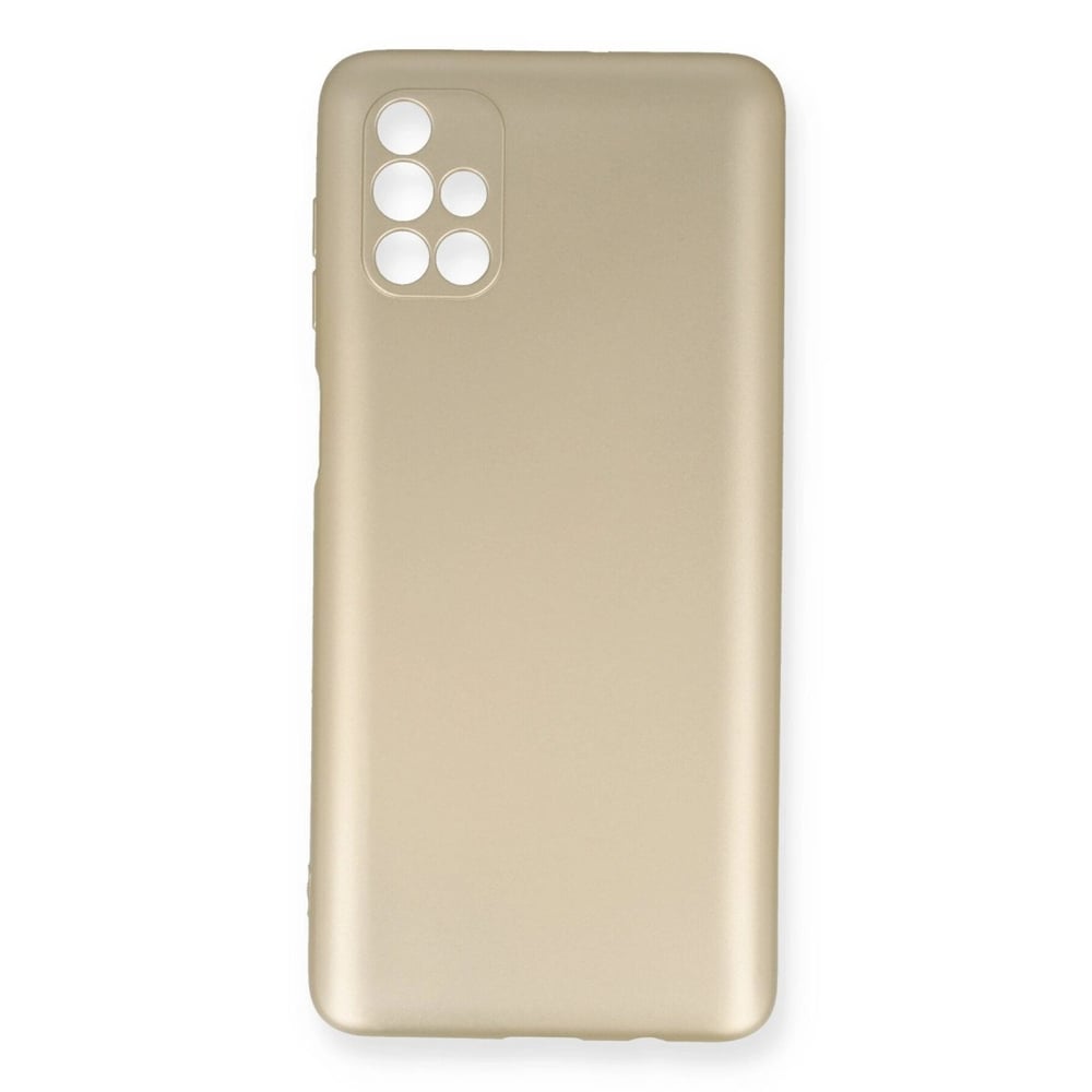 Mey İthalat®  Samsung Galaxy M51 Kılıf First Silikon - Gold