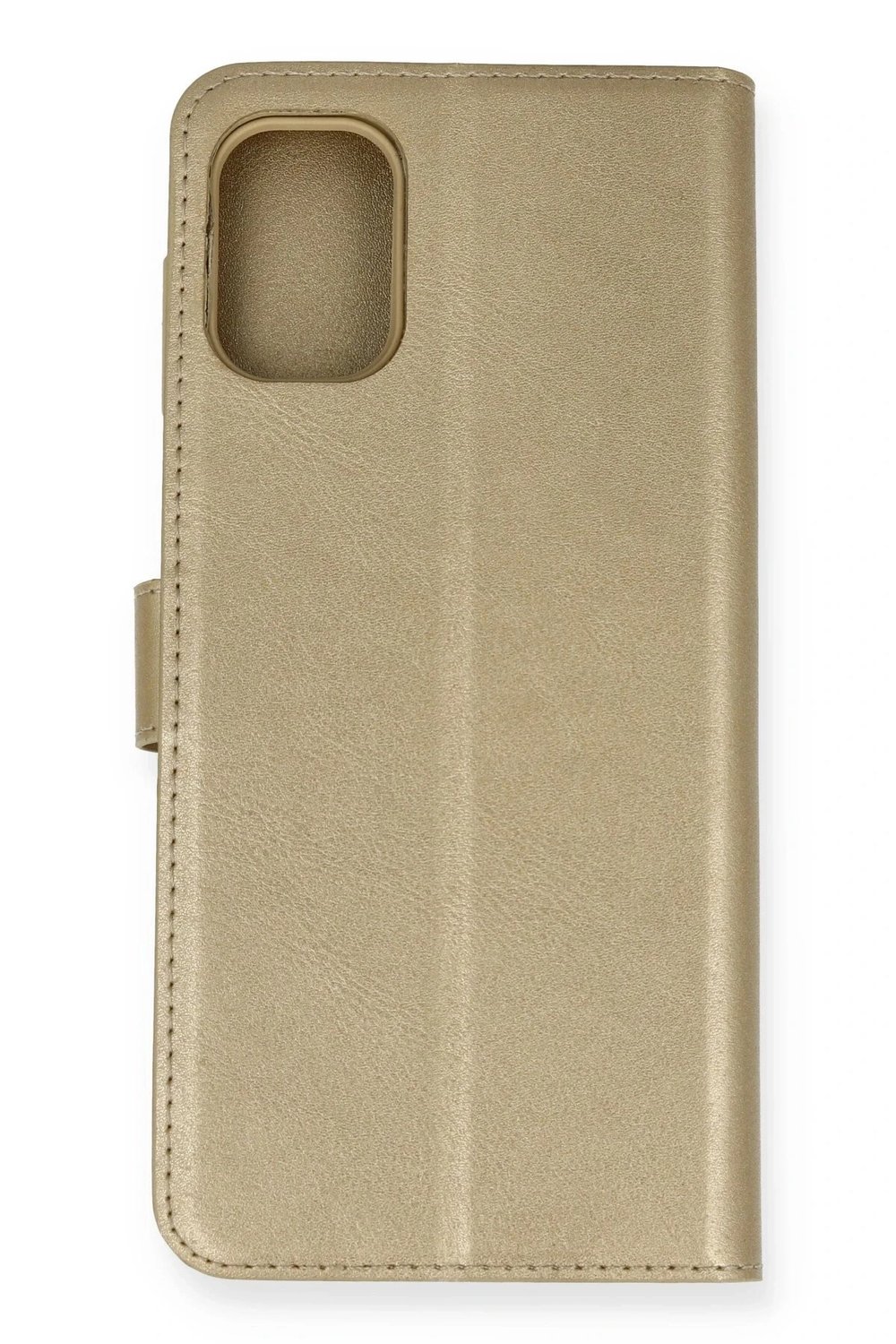 Mey İthalat®  Samsung Galaxy M51 Trend S Plus Kapaklı Kılıf - Gold