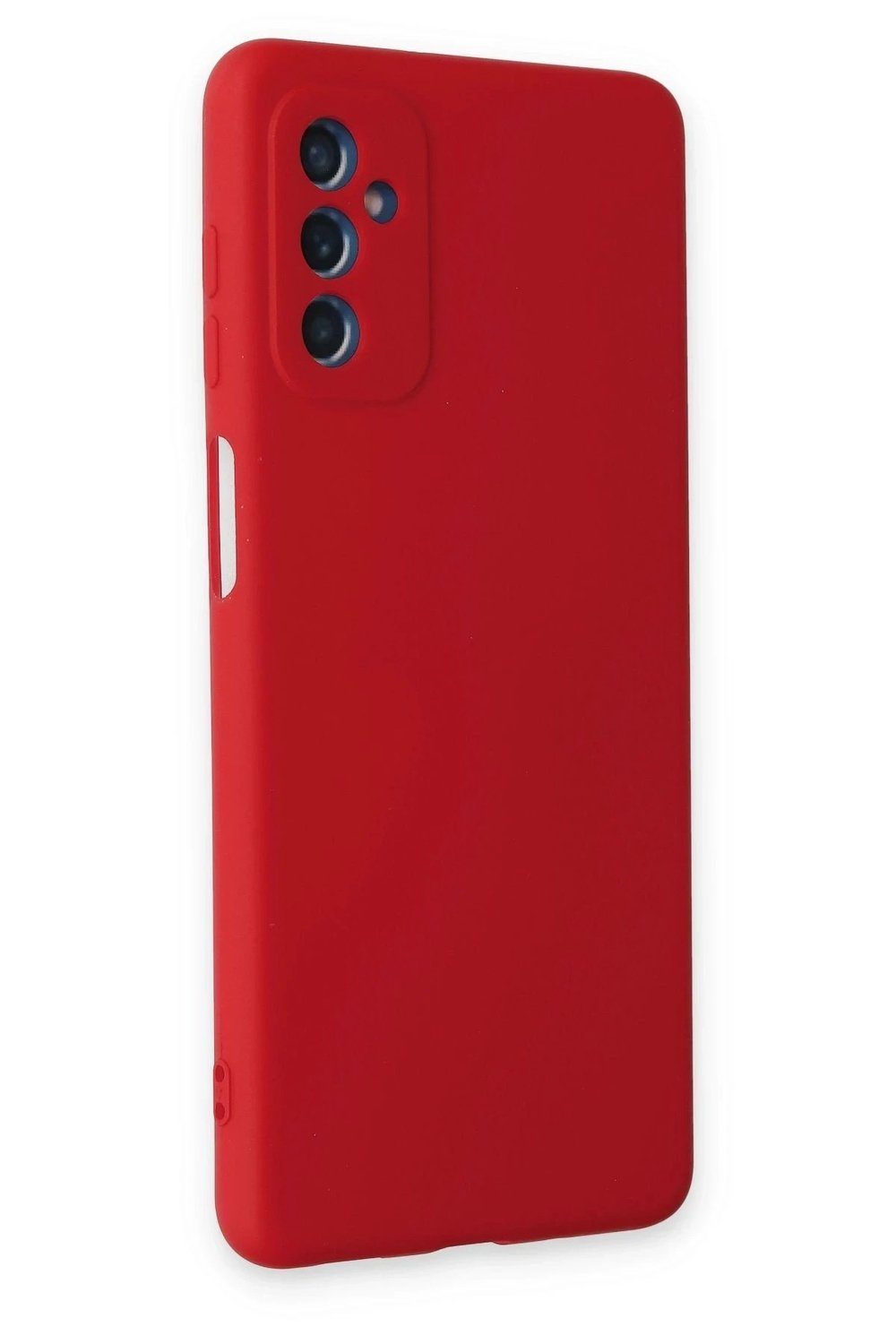 Mey İthalat®  Samsung Galaxy M52 5G Kılıf Nano içi Kadife Silikon - Kırmızı