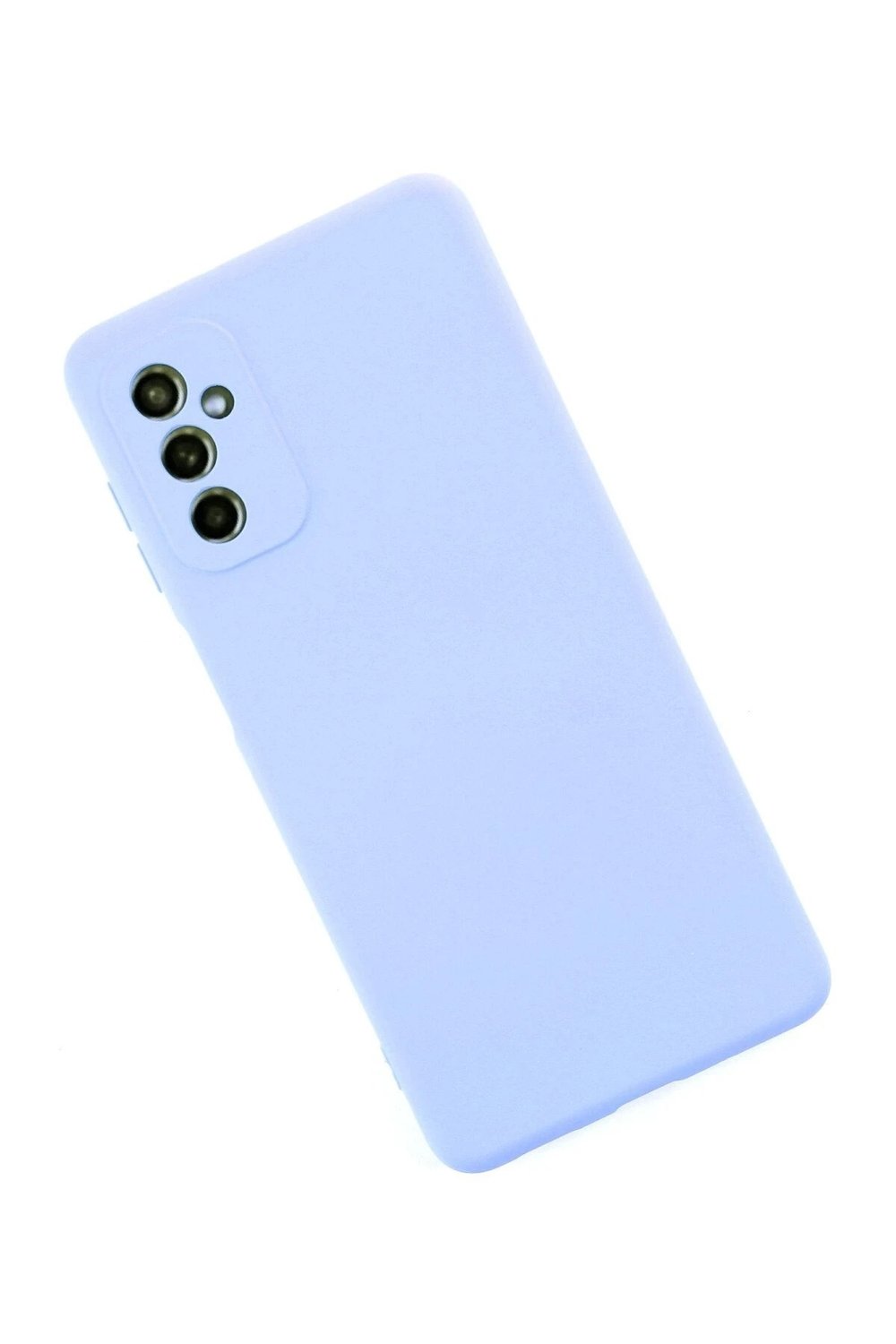 Mey İthalat®  Samsung Galaxy M52 5G Kılıf Nano içi Kadife Silikon - Lila