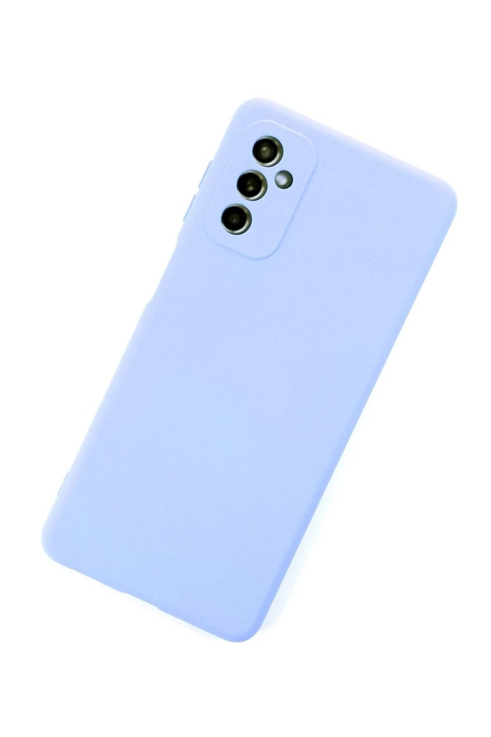 Mey İthalat®  Samsung Galaxy M52 5G Kılıf Nano içi Kadife Silikon - Lila