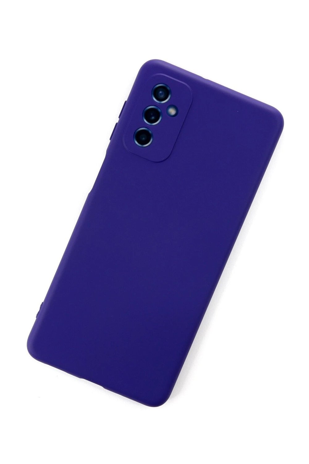 Mey İthalat®  Samsung Galaxy M52 5G Kılıf Nano içi Kadife Silikon - Mor