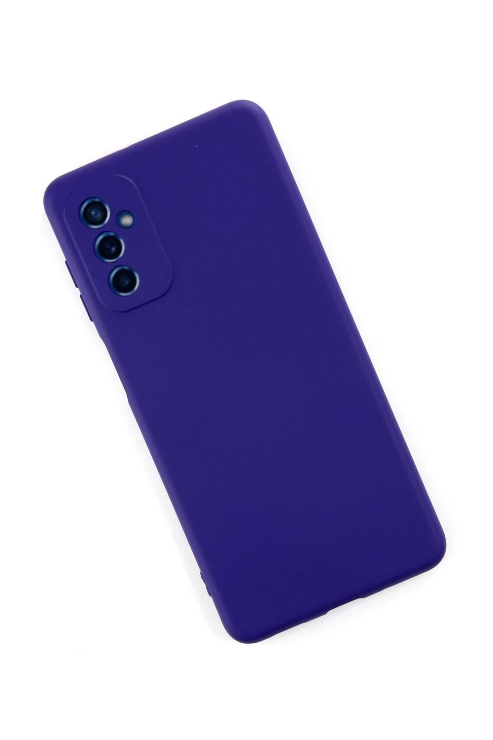 Mey İthalat®  Samsung Galaxy M52 5G Kılıf Nano içi Kadife Silikon - Mor
