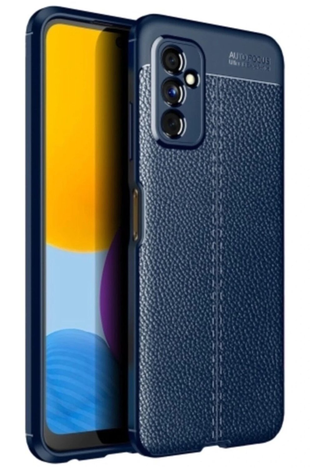 Mey İthalat®  Samsung Galaxy M52 5G Kılıf Auto Focus Kapak - Lacivert