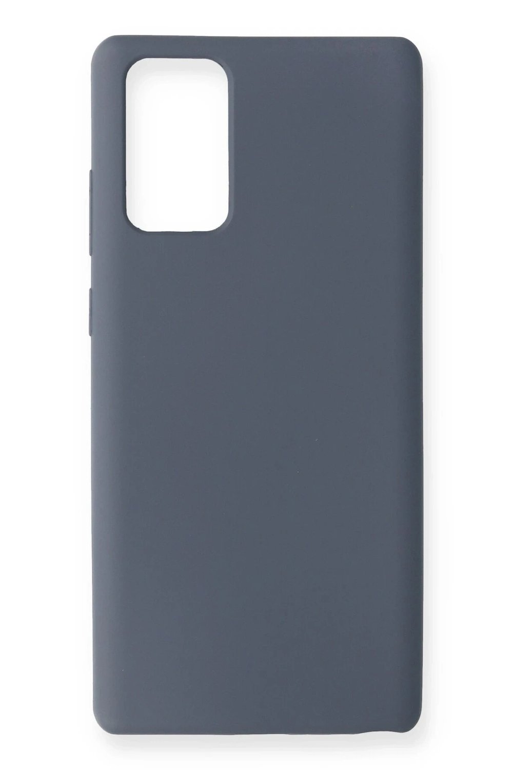 Mey İthalat®  Samsung Galaxy Note 20 Kılıf Nano içi Kadife Silikon - Gri