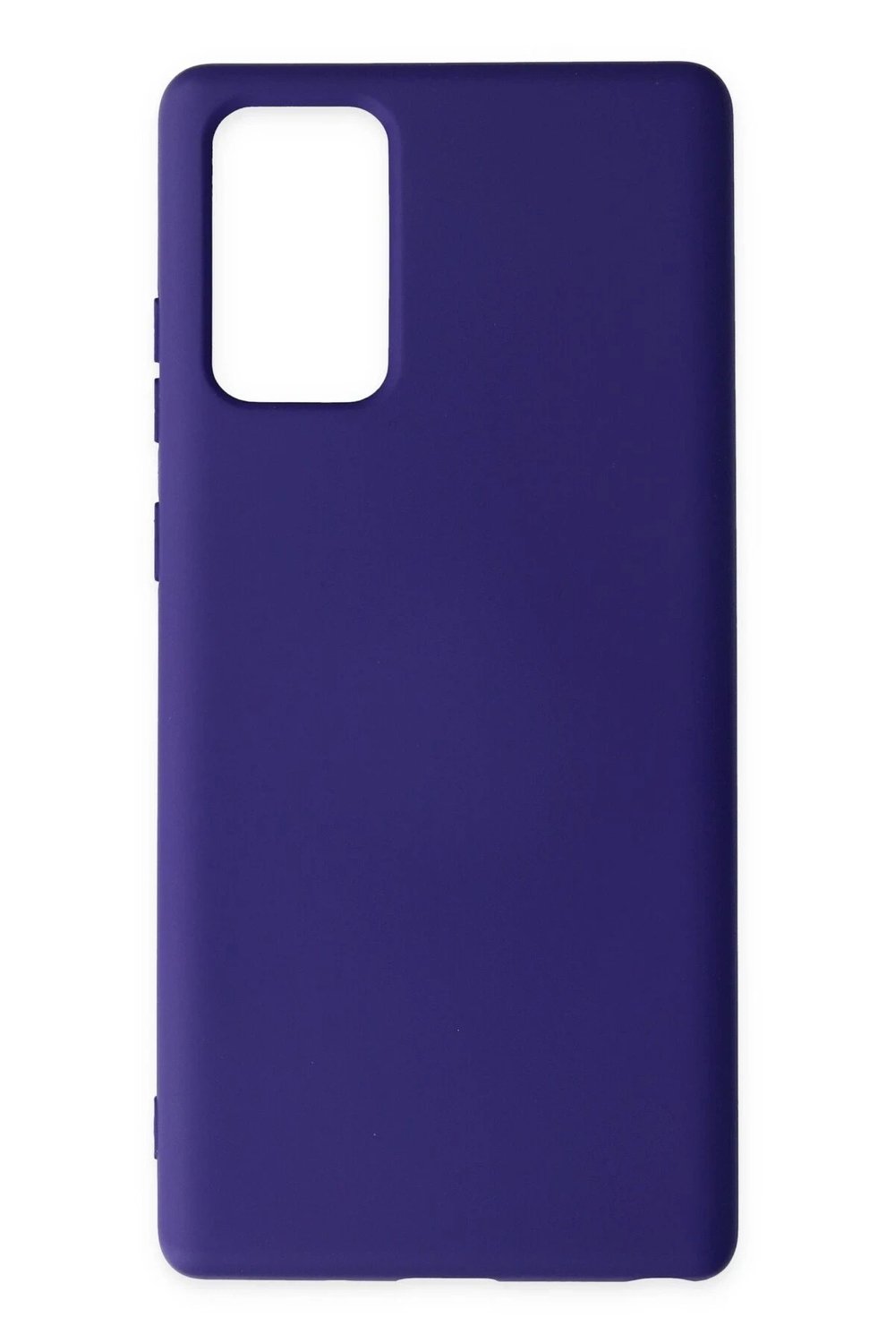 Mey İthalat®  Samsung Galaxy Note 20 Kılıf Nano içi Kadife Silikon - Mor