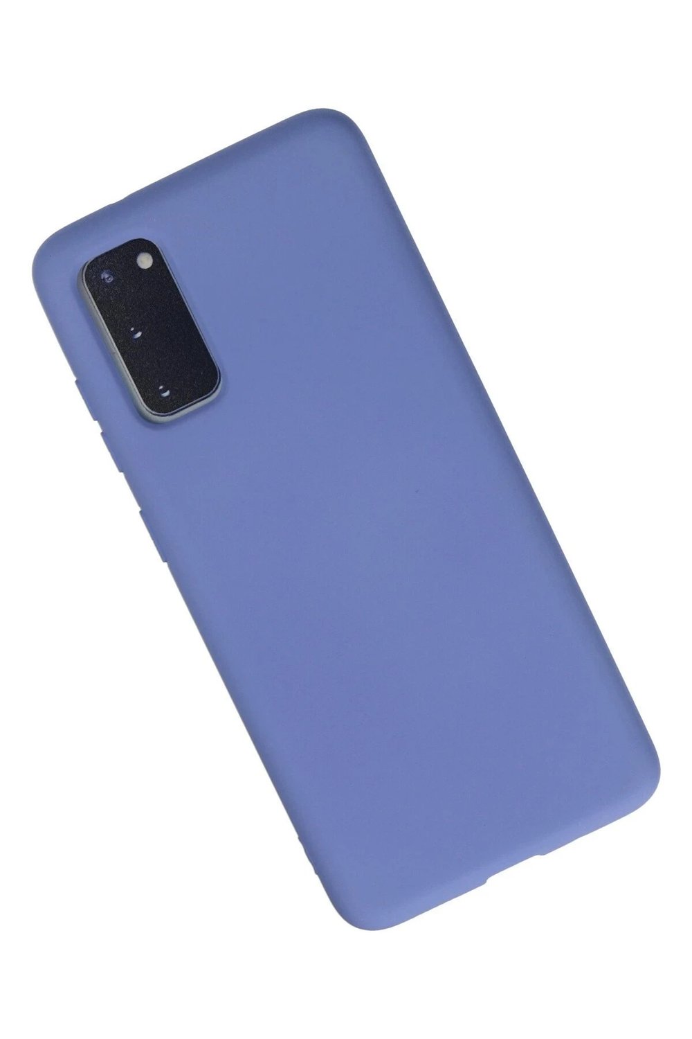 Mey İthalat®  Samsung Galaxy S20 Kılıf Nano içi Kadife Silikon - Lila
