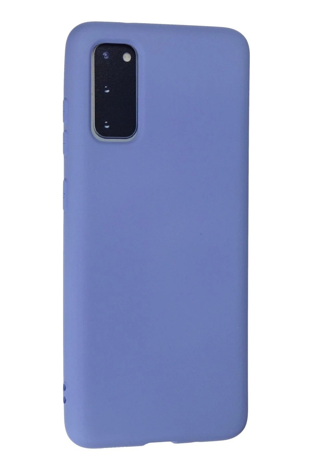 Mey İthalat®  Samsung Galaxy S20 Kılıf Nano içi Kadife Silikon - Lila