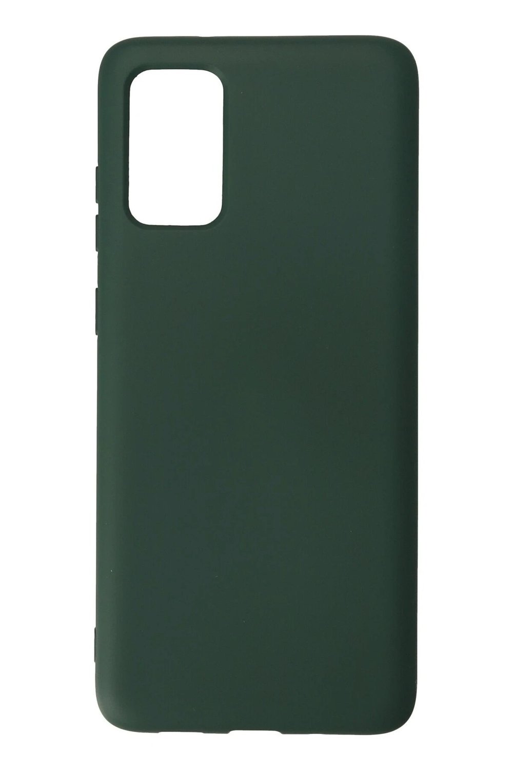 Mey İthalat®  Samsung Galaxy S20 Plus Kılıf Nano içi Kadife Silikon - Koyu Yeşil