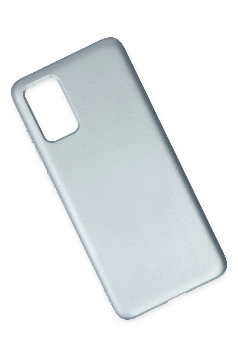 Mey İthalat®  Samsung Galaxy S20 Plus Kılıf Nano içi Kadife Silikon - Sky Blue