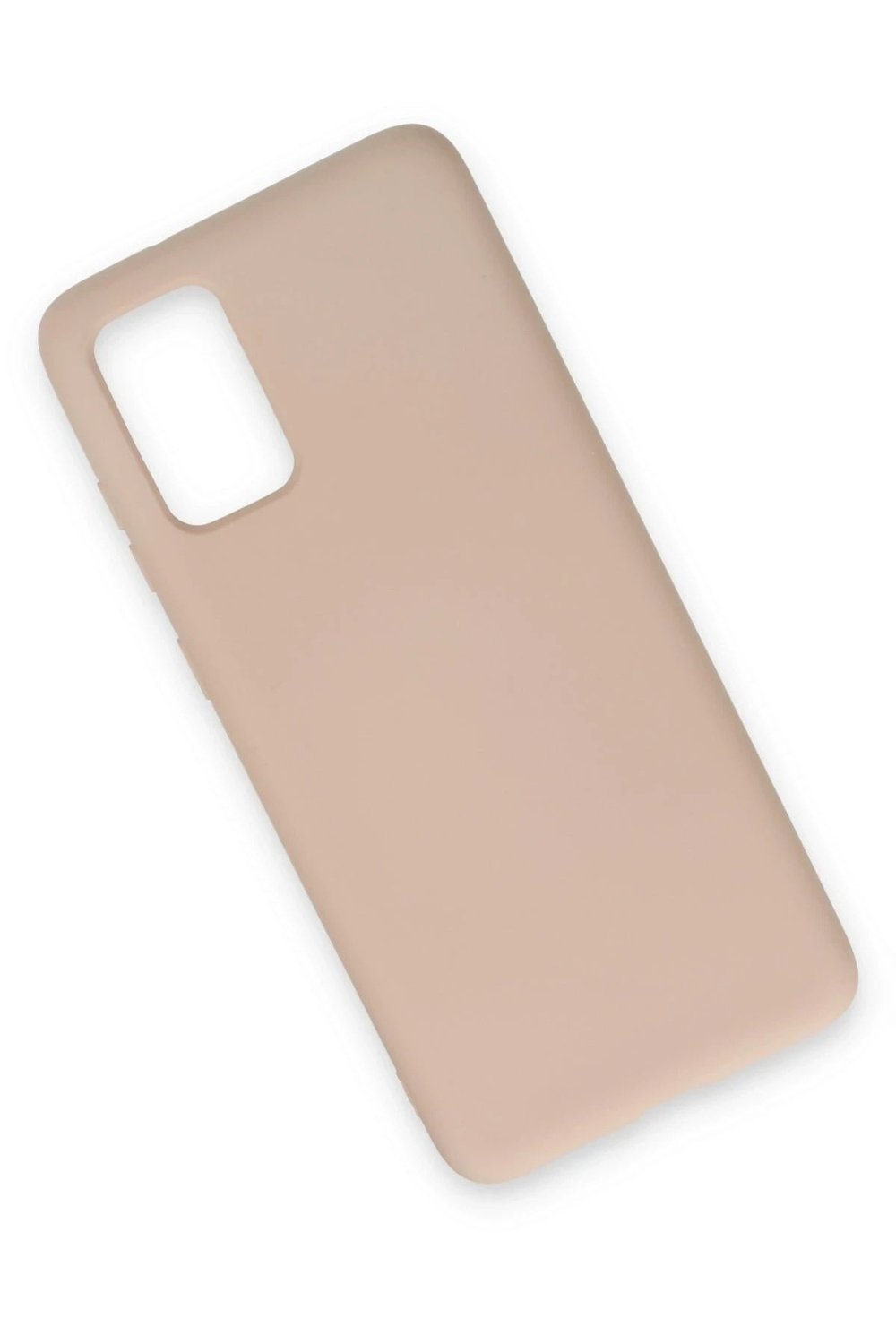 Mey İthalat®  Samsung Galaxy S20 Plus Kılıf Nano içi Kadife Silikon - Pudra