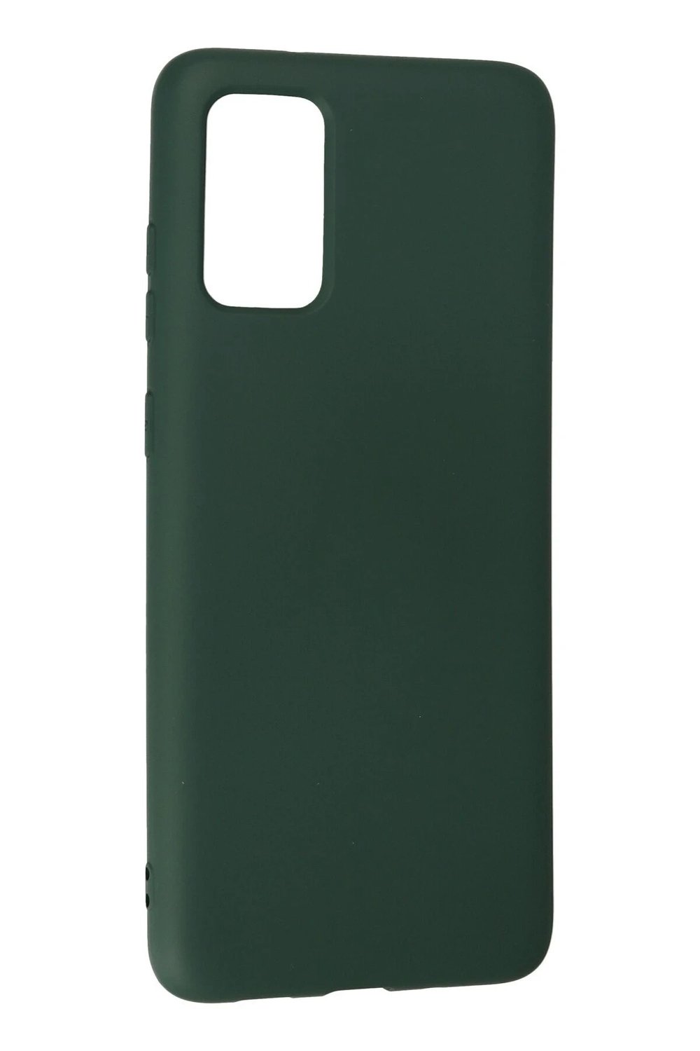 Mey İthalat®  Samsung Galaxy S20 Plus Kılıf Nano içi Kadife Silikon - Koyu Yeşil