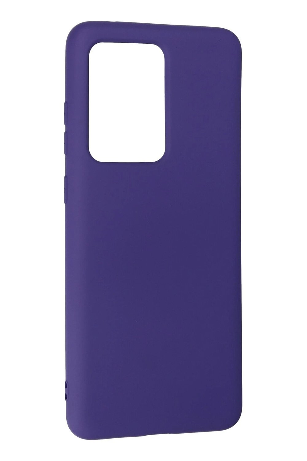 Mey İthalat®  Samsung Galaxy S20 Ultra Kılıf Nano içi Kadife Silikon - Mor