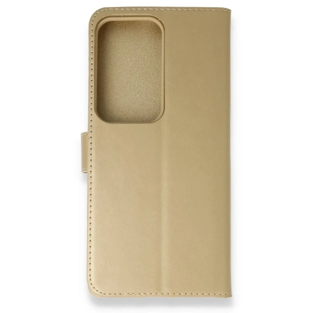 Mey İthalat®  Samsung Galaxy S20 Ultra Trend S Plus Kapaklı Kılıf - Gold