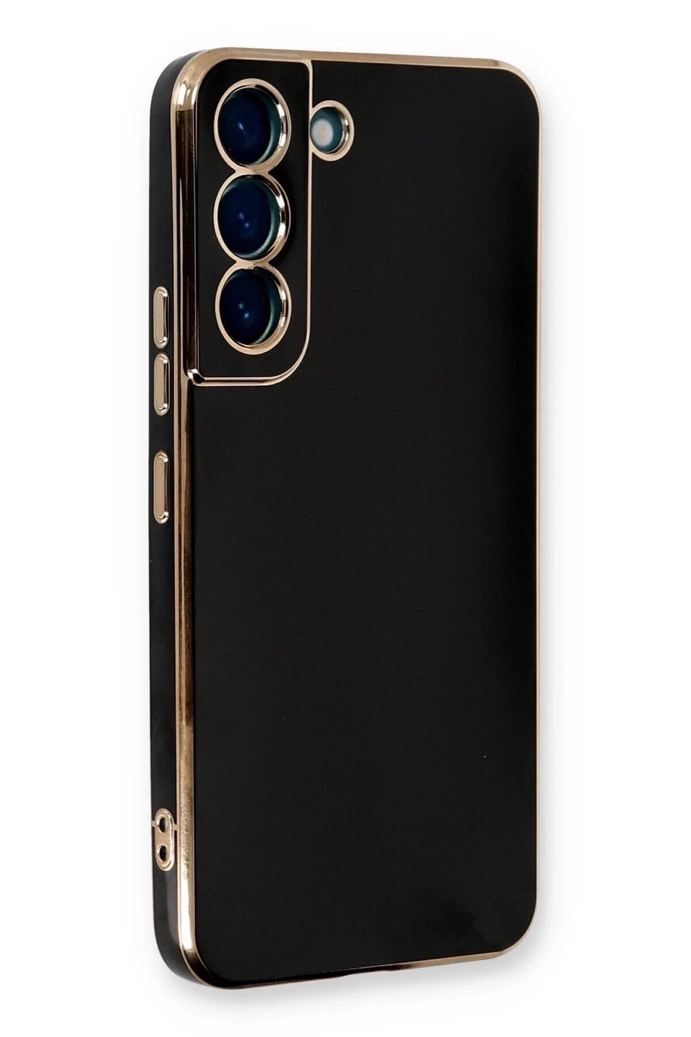 Mey İthalat®  Samsung Galaxy S21 FE Kılıf Volet Silikon - Siyah