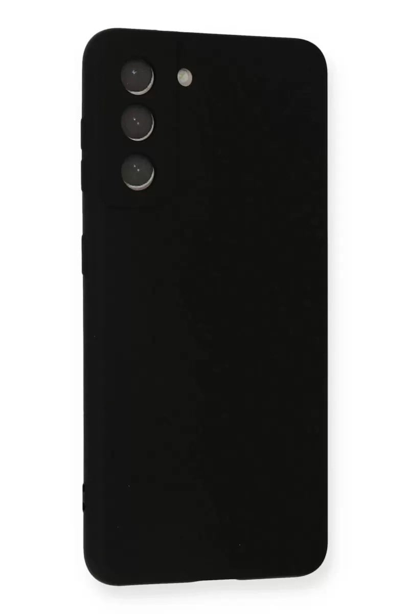 Mey İthalat®  Samsung Galaxy S21 Kılıf Nano içi Kadife Silikon - Siyah
