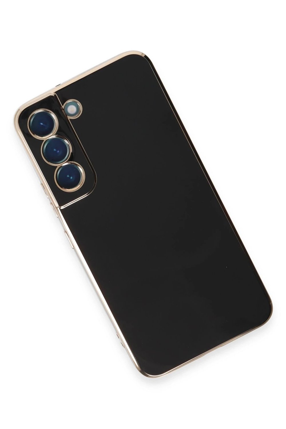 Mey İthalat®  Samsung Galaxy S21 Kılıf Volet Silikon - Siyah
