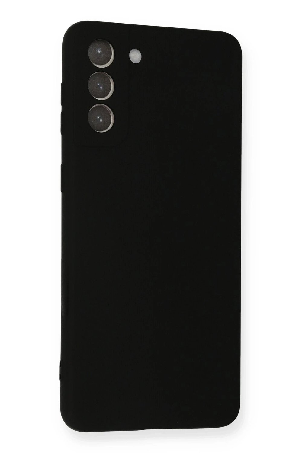 Mey İthalat®  Samsung Galaxy S21 Plus Kılıf Nano içi Kadife Silikon - Siyah