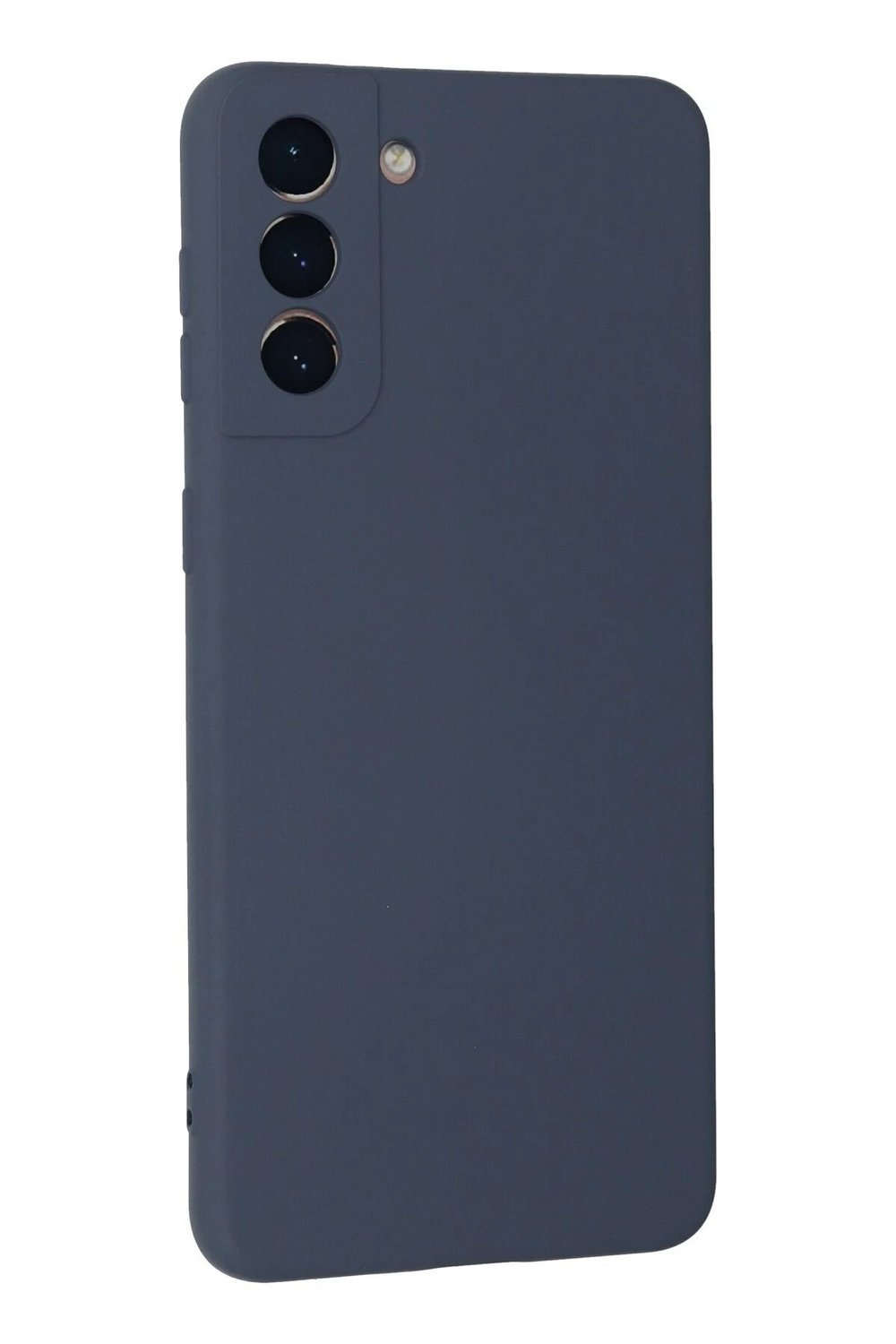 Mey İthalat®  Samsung Galaxy S21 Plus Kılıf Nano içi Kadife Silikon - Gri