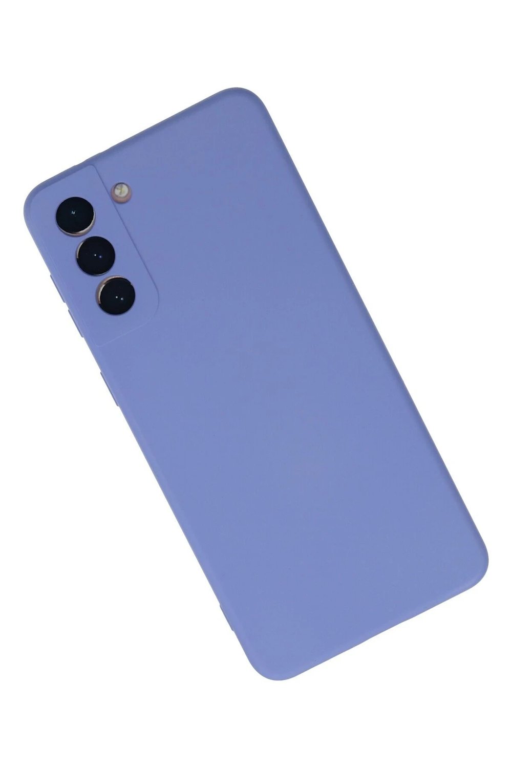 Mey İthalat®  Samsung Galaxy S21 Plus Kılıf Nano içi Kadife Silikon - Lila