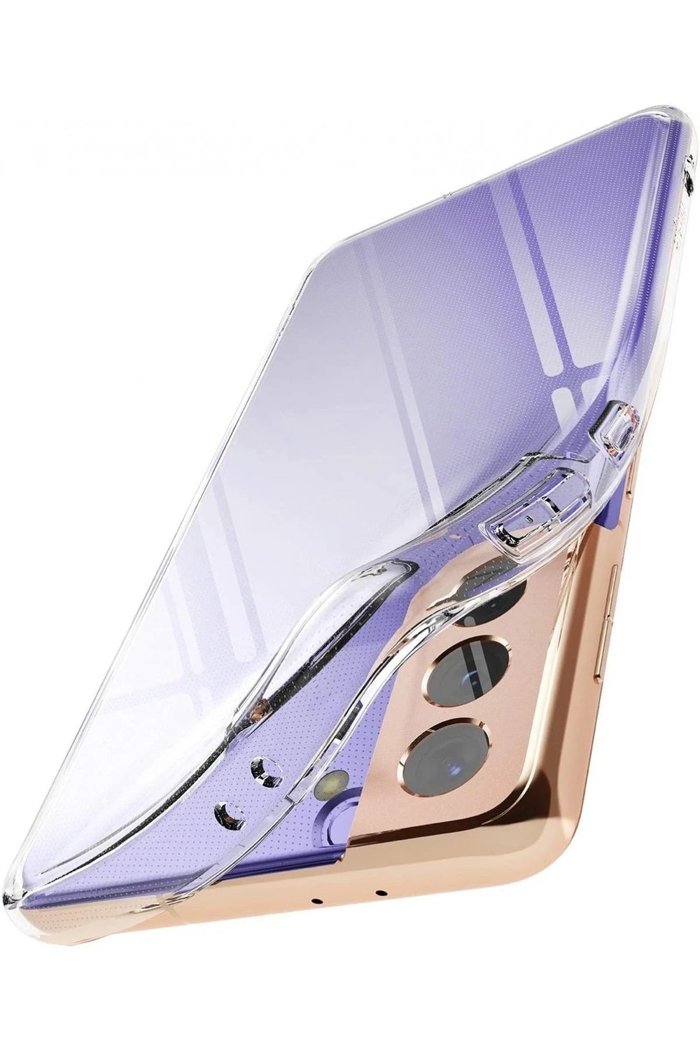 Mey İthalat®  Samsung Galaxy S21 Plus Kılıf Lüx Şeffaf Silikon