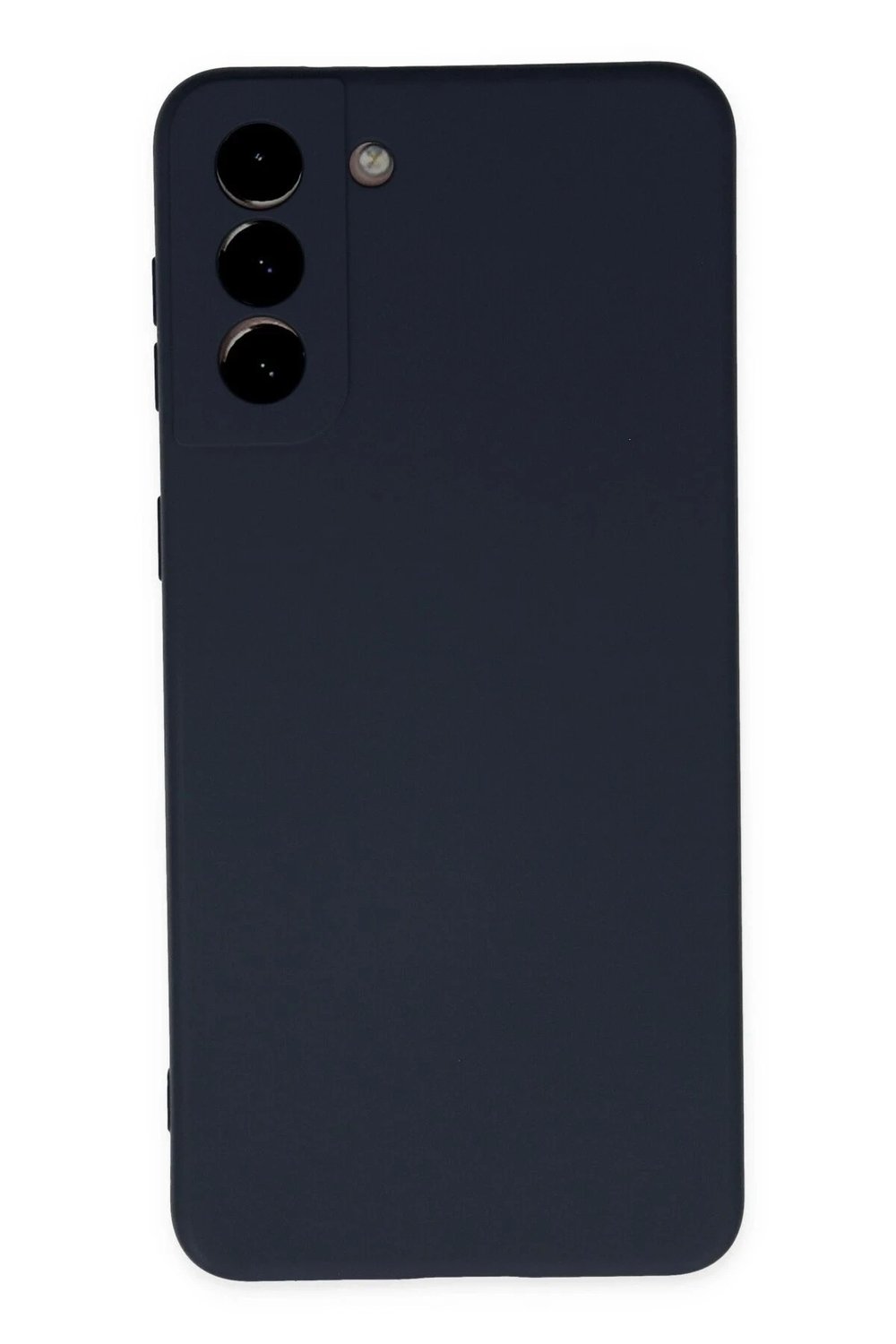 Mey İthalat®  Samsung Galaxy S21 Plus Kılıf Nano içi Kadife Silikon - Lacivert