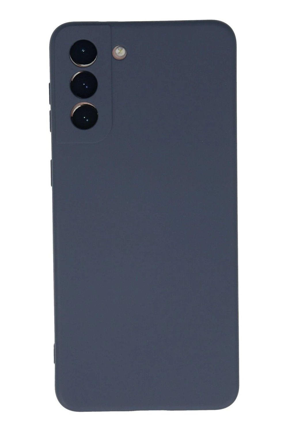 Mey İthalat®  Samsung Galaxy S21 Plus Kılıf Nano içi Kadife Silikon - Gri