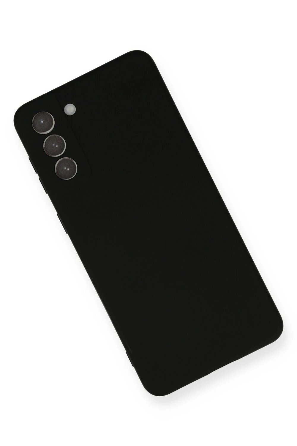 Mey İthalat®  Samsung Galaxy S21 Plus Kılıf Nano içi Kadife Silikon - Siyah