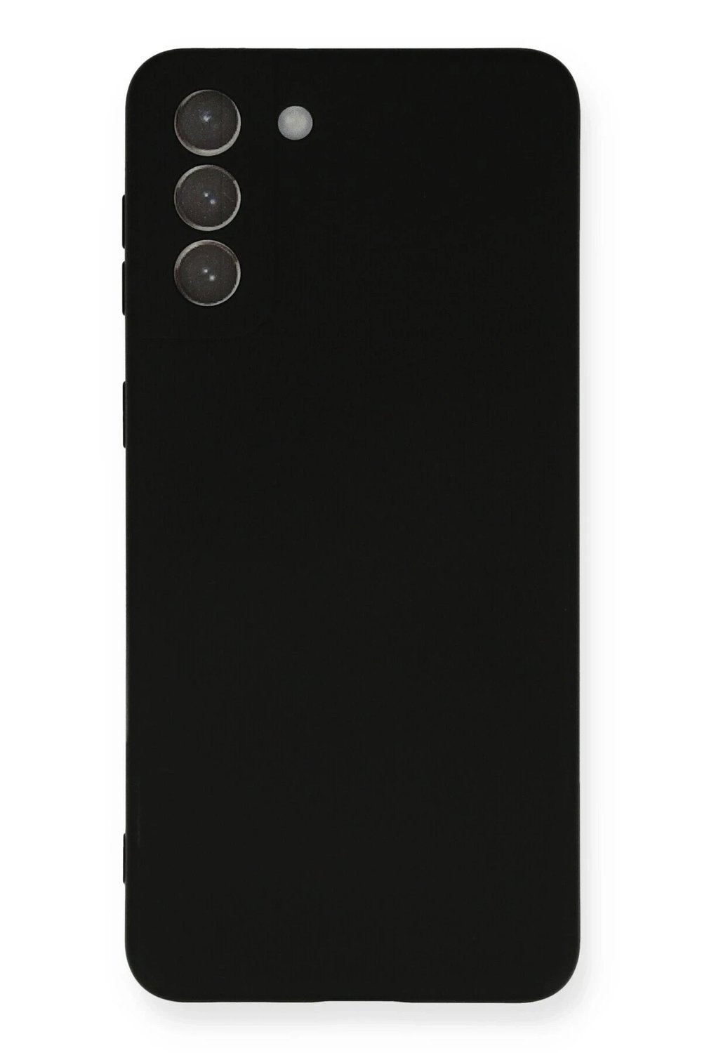 Mey İthalat®  Samsung Galaxy S21 Plus Kılıf Nano içi Kadife Silikon - Siyah