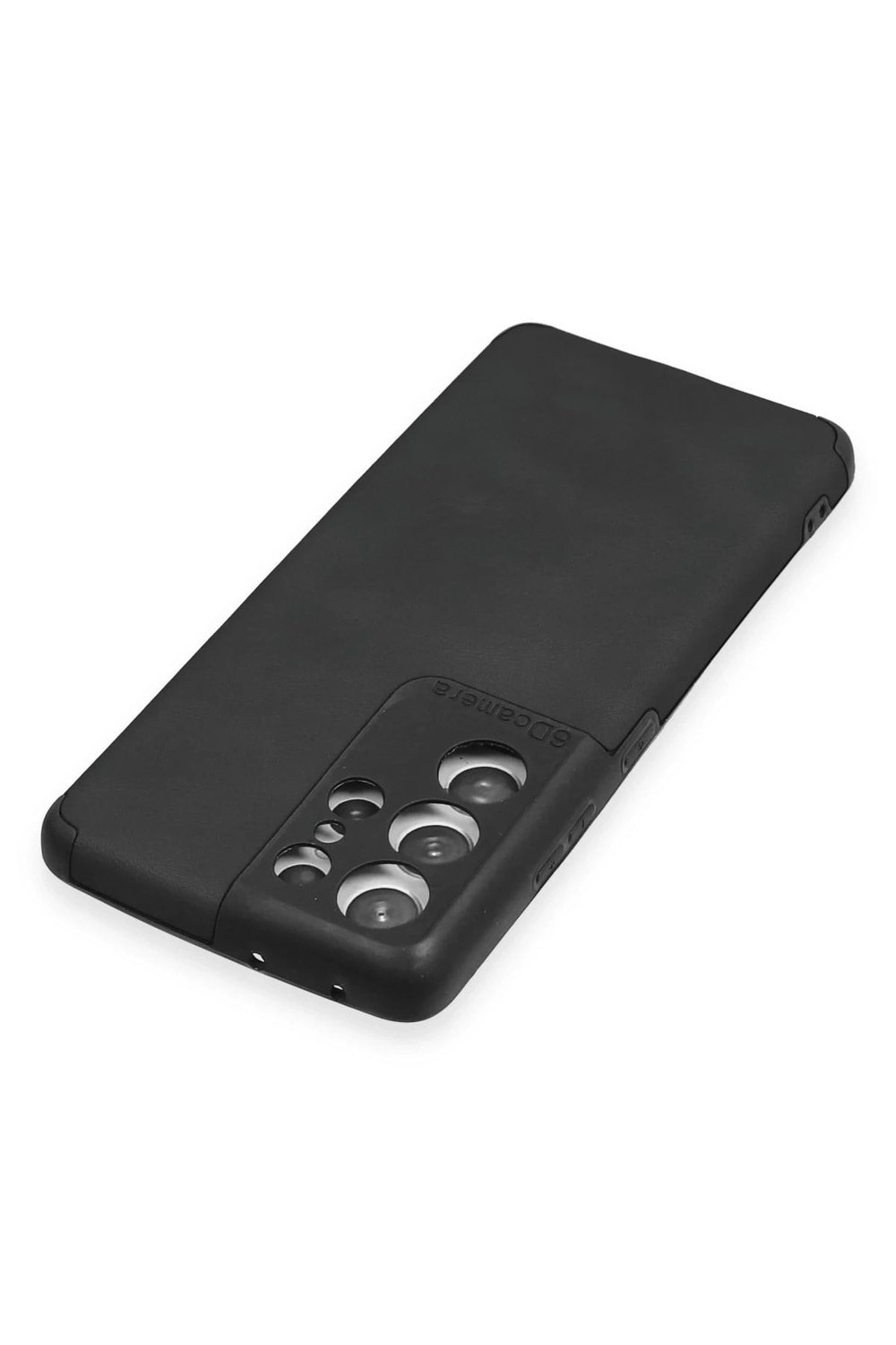 Mey İthalat®  Samsung Galaxy S21 Ultra Kılıf Loop Deri Silikon - Siyah