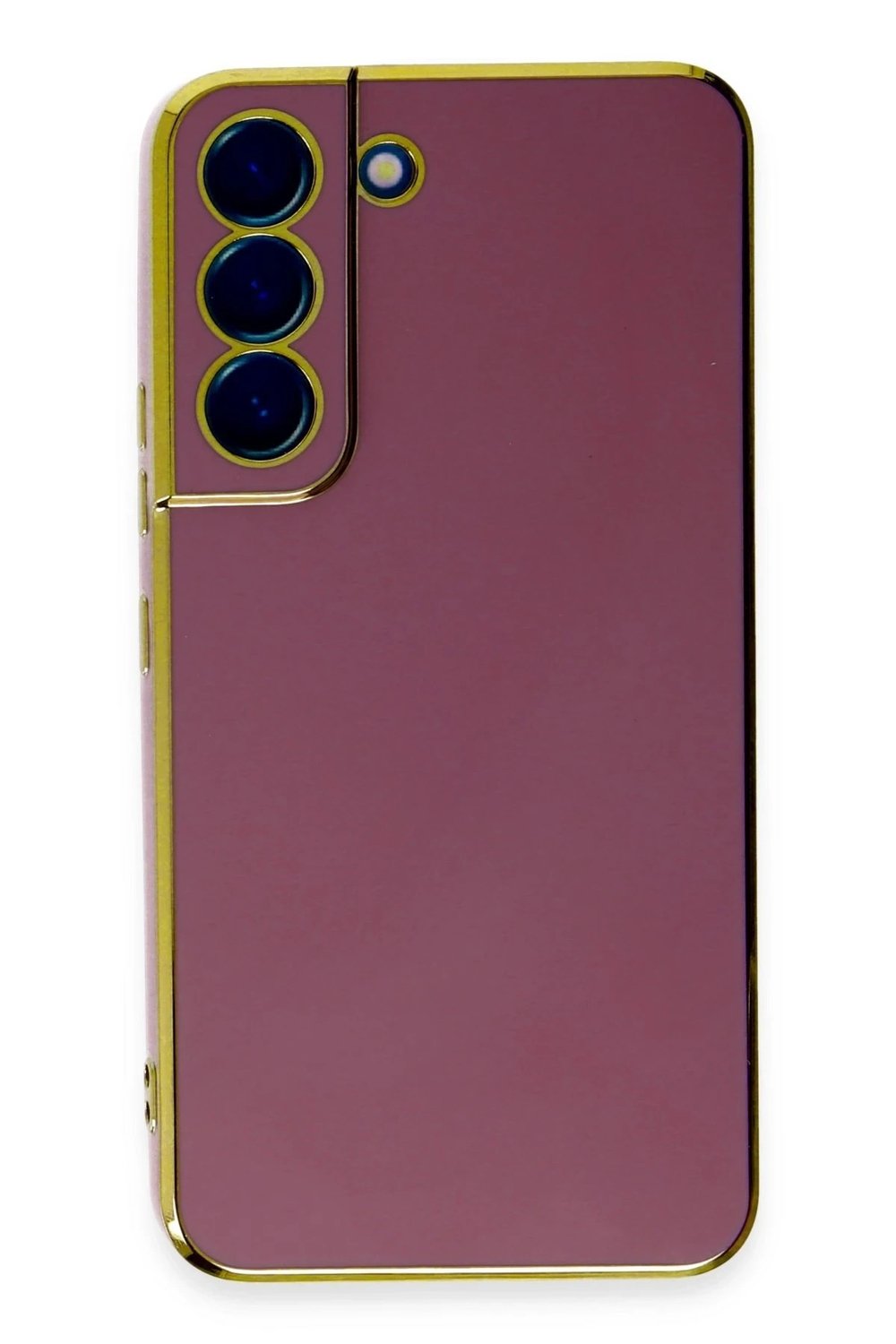 Mey İthalat®  Samsung Galaxy S22 Plus Kılıf Volet Silikon - Kırmızı