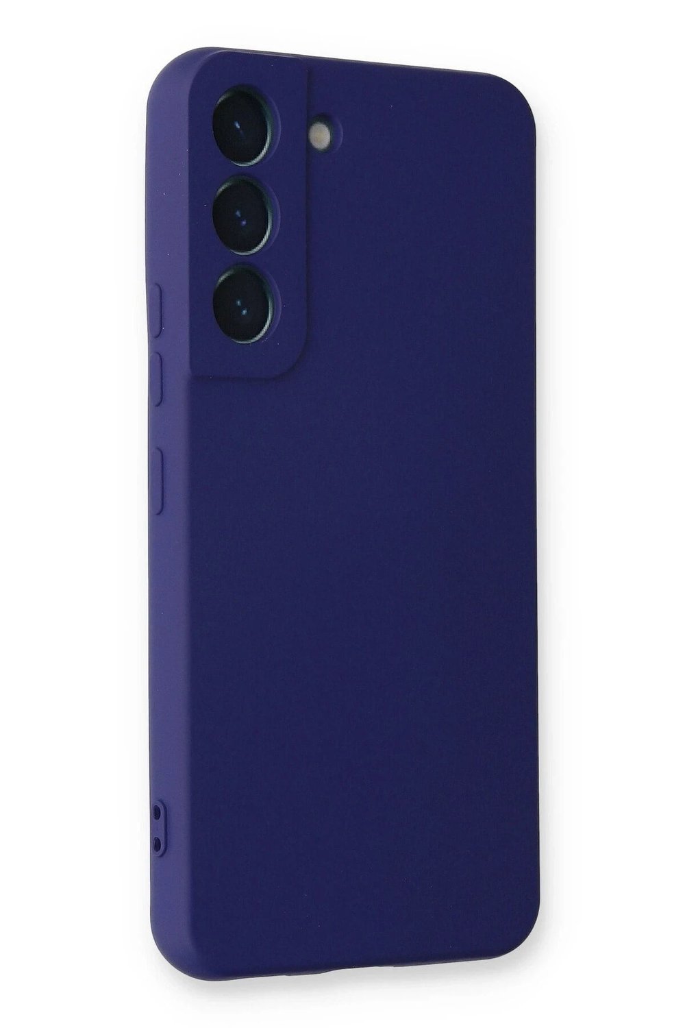 Mey İthalat®  Samsung Galaxy S22 Plus Kılıf Nano içi Kadife Silikon - Mor