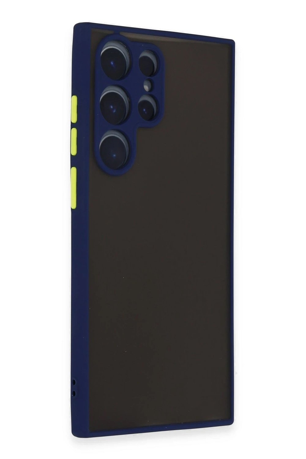 Mey İthalat®  Samsung Galaxy S22 Ultra Kılıf Montreal Silikon Kapak - Lacivert