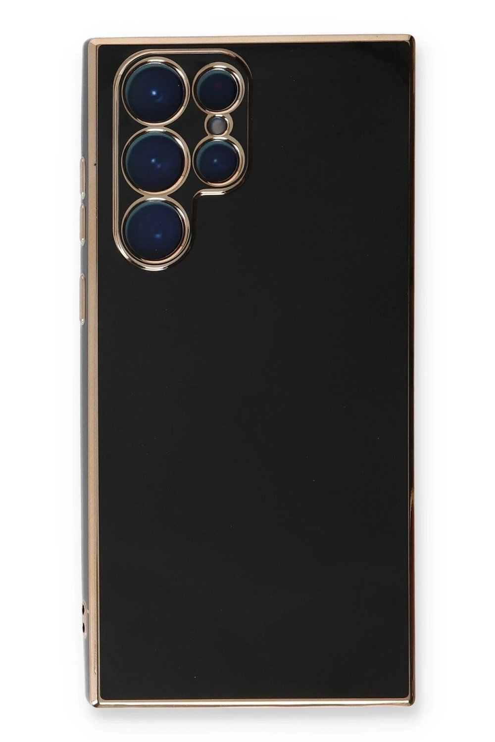 Mey İthalat®  Samsung Galaxy S22 Ultra Kılıf Volet Silikon - Siyah