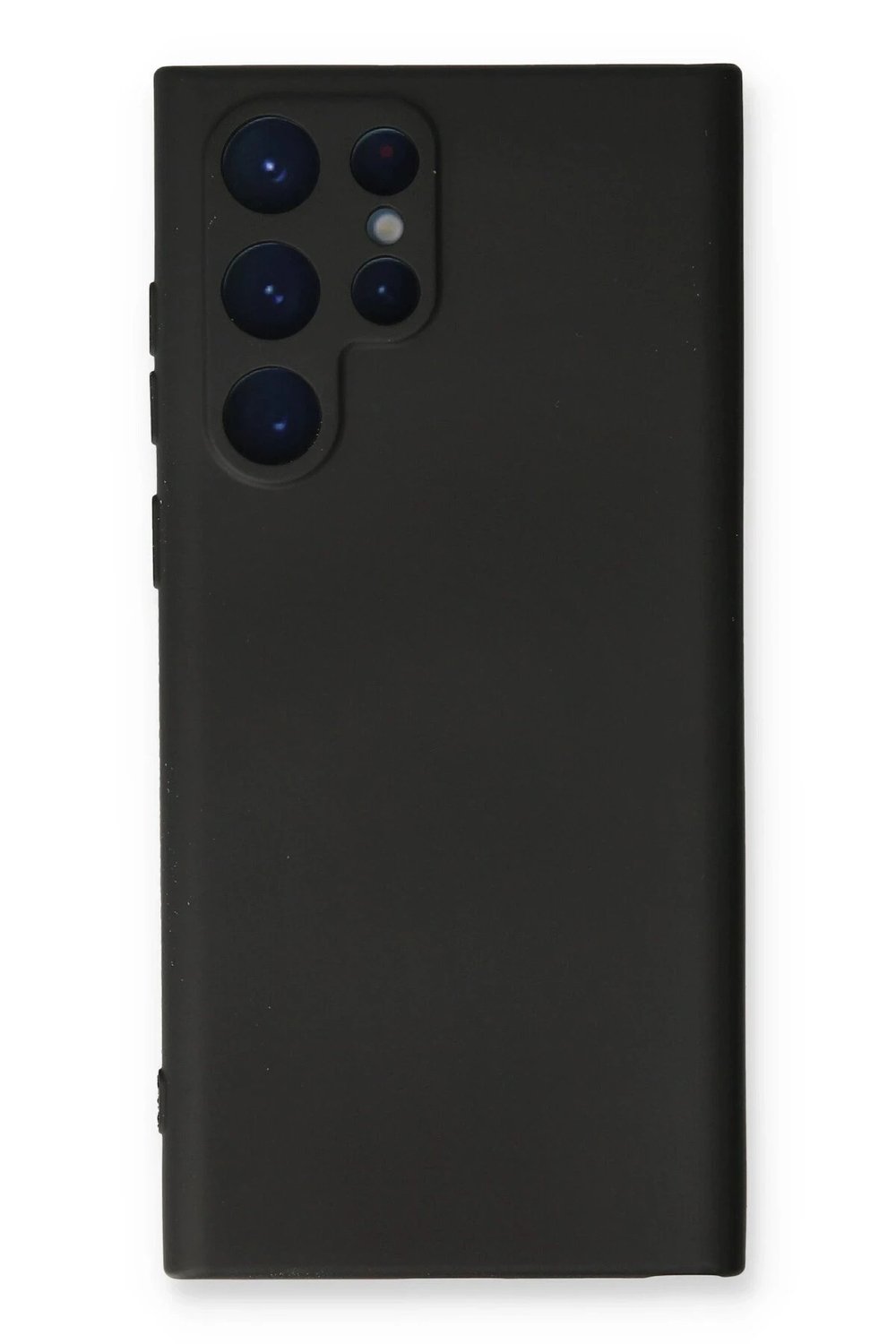 Mey İthalat®  Samsung Galaxy S22 Ultra Kılıf Nano içi Kadife Silikon - Siyah