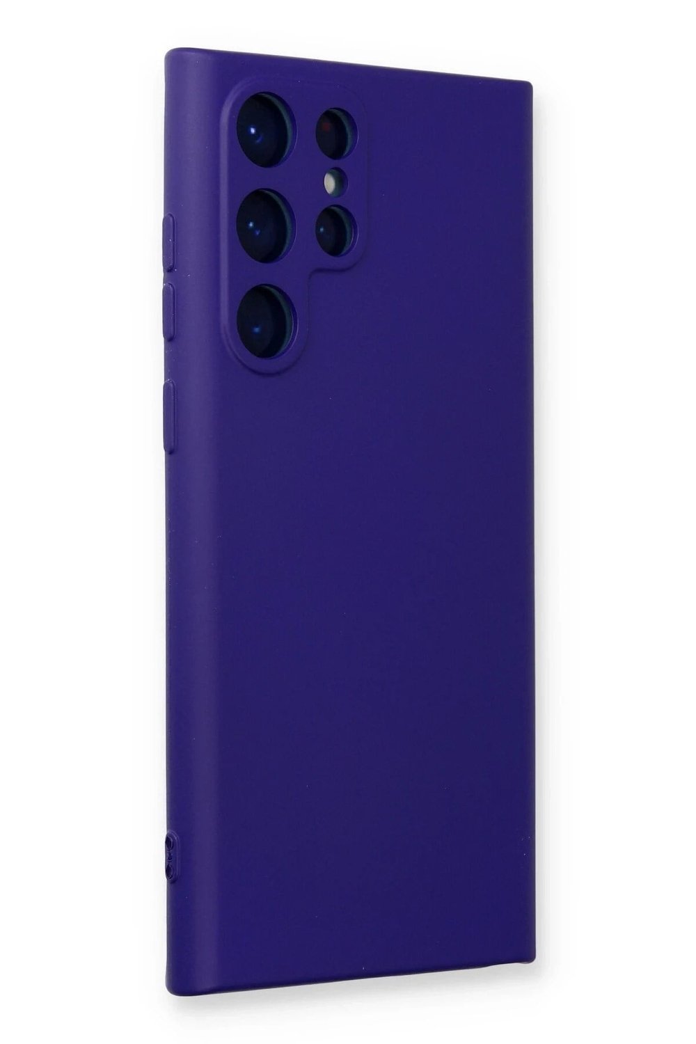 Mey İthalat®  Samsung Galaxy S22 Ultra Kılıf Nano içi Kadife Silikon - Mor