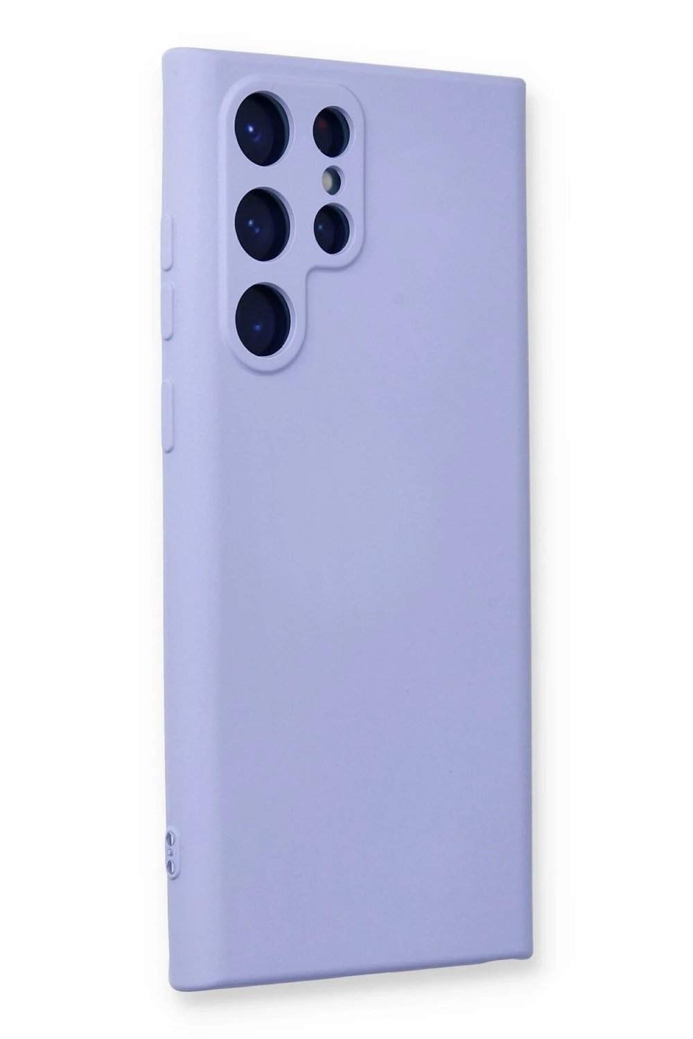 Mey İthalat®  Samsung Galaxy S22 Ultra Kılıf Nano içi Kadife Silikon - Lila