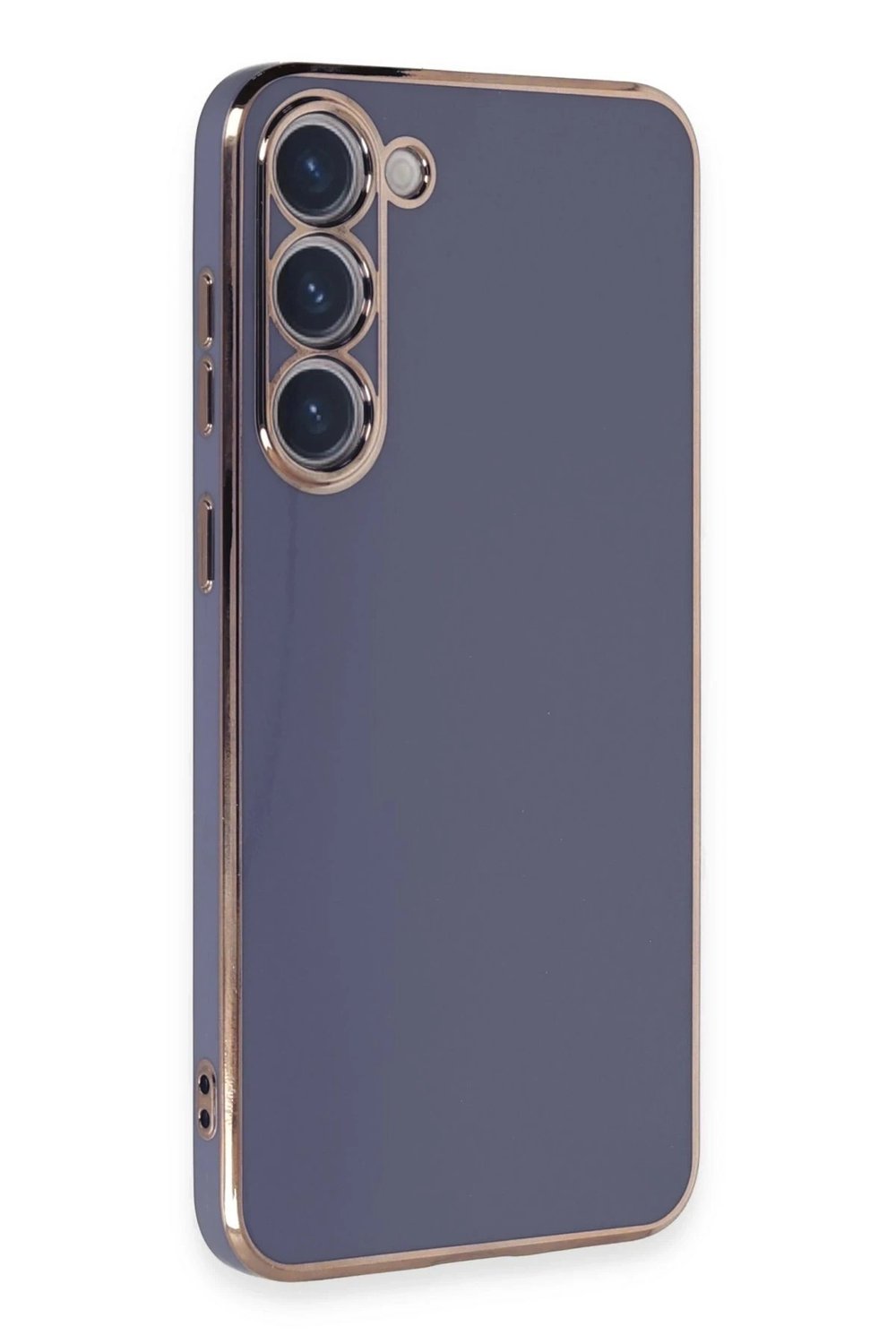 Mey İthalat®  Samsung Galaxy S23 Kılıf Volet Silikon - Mavi