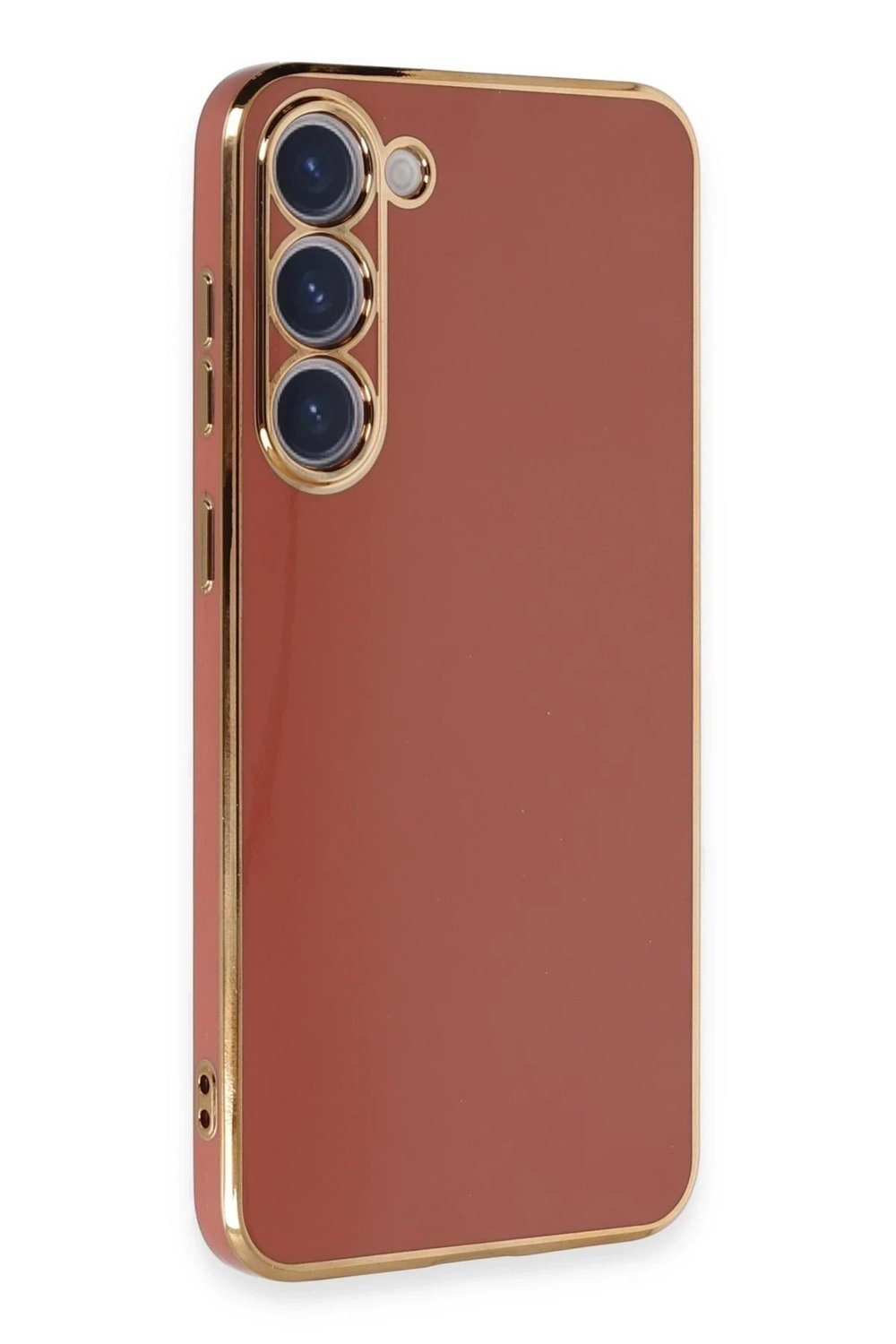 Mey İthalat®  Samsung Galaxy S23 Kılıf Volet Silikon - Kırmızı