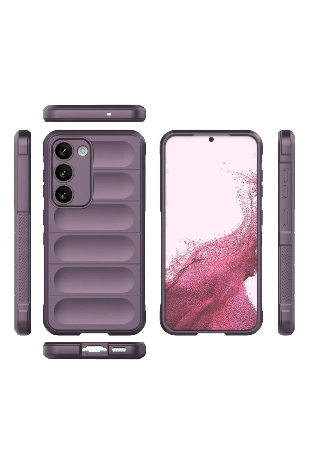 Mey İthalat®  Samsung Galaxy S23 Plus Kılıf Optimum Silikon - Mor
