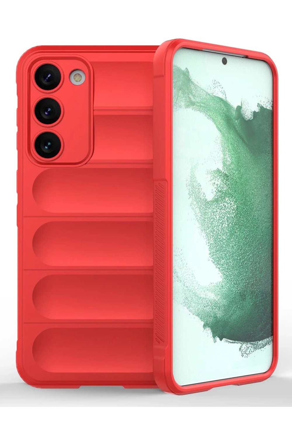 Mey İthalat®  Samsung Galaxy S23 Plus Kılıf Optimum Silikon - Kırmızı
