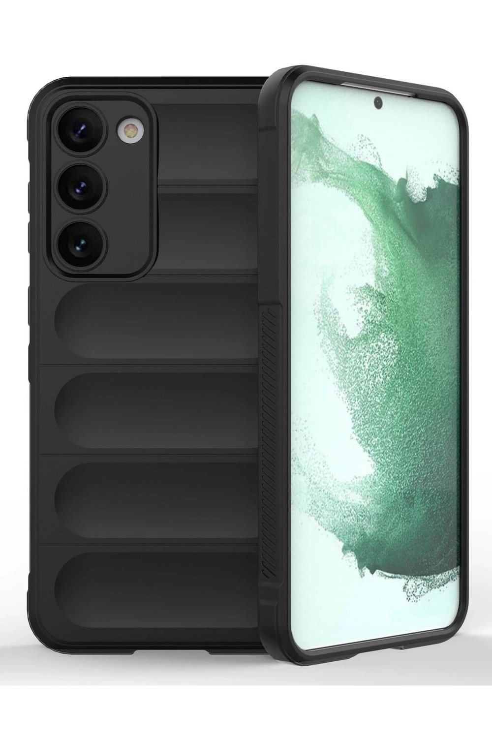 Mey İthalat®  Samsung Galaxy S23 Plus Kılıf Optimum Silikon - Siyah