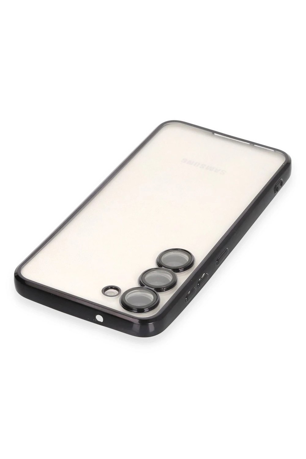 Mey İthalat®  Samsung Galaxy S23 Plus Kılıf  Lensli Silikon - Siyah