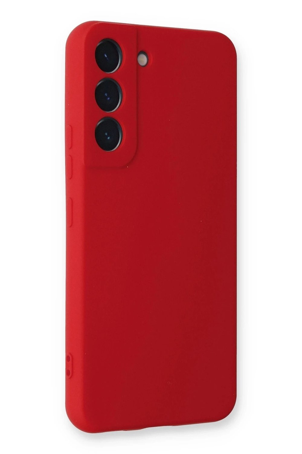 Mey İthalat®  Samsung Galaxy S23 Plus Kılıf Nano içi Kadife Silikon - Kırmızı