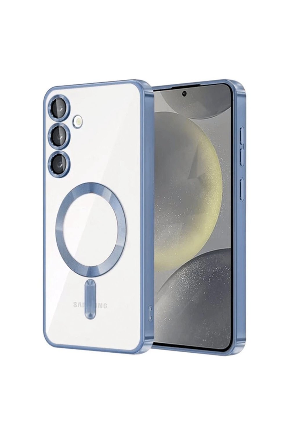Mey İthalat®  Samsung Galaxy S23 Plus Kılıf Kross Magneticsafe Kapak - Sierra Blue