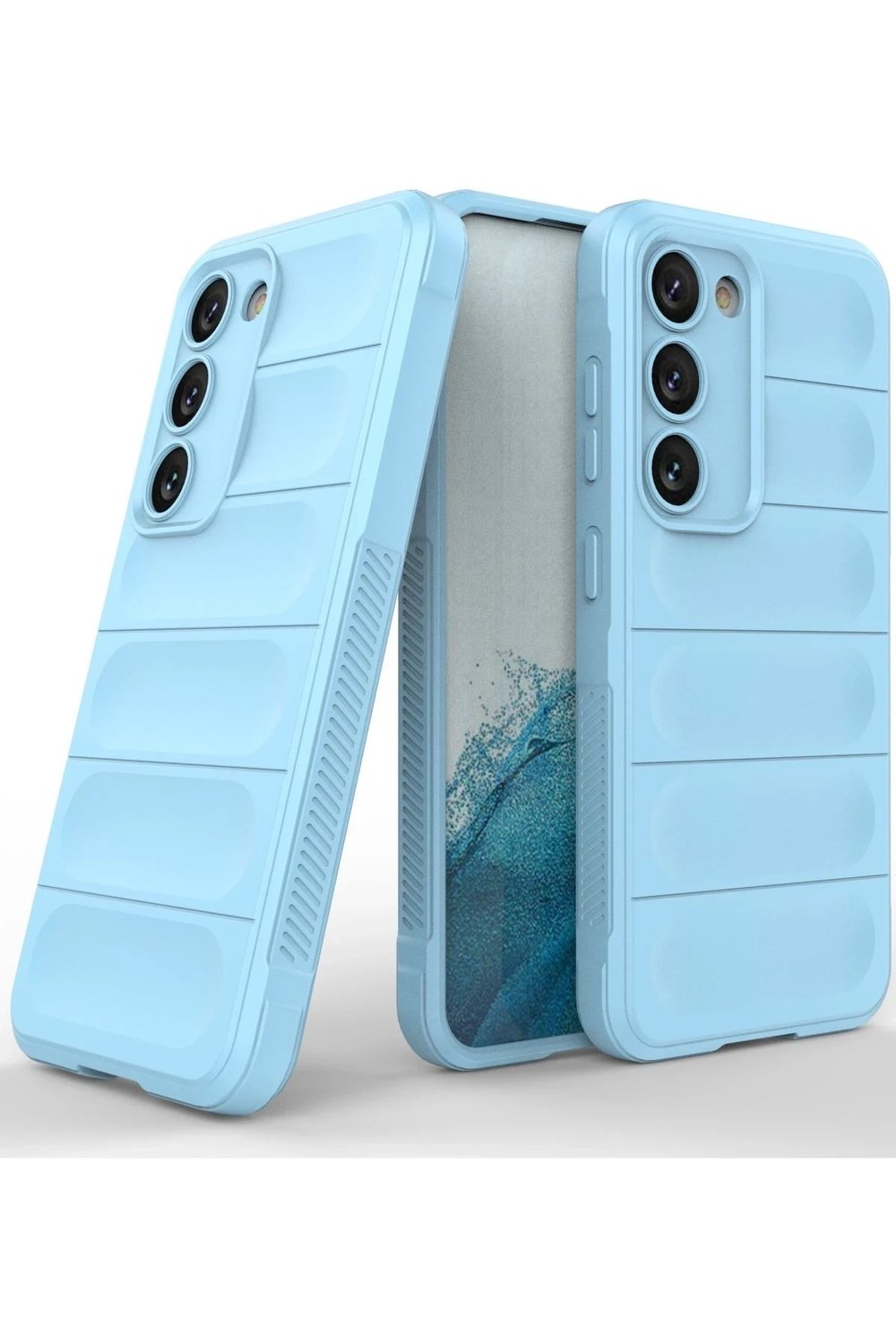 Mey İthalat®  Samsung Galaxy S23 Plus Kılıf Optimum Silikon - Sky Blue